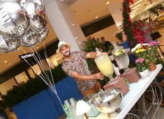 Bebidas refrescantes no  Barra Fashion Mall com a cara do verão,