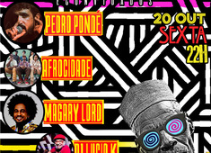 Pedro Pondé, Magary Lord e a banda Afrocidade no Barra 33