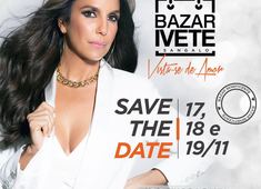 Ivete Sangalo promove um bazar beneficente com suas roupas