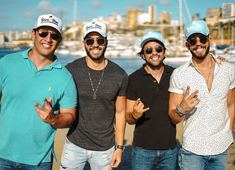 Rafa e Pipo Marques pilotando a festa Beira Mar