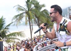 Alexandre Peixe comandou a folia de São Conrado