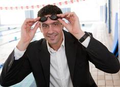 O ex-nadador e medalhista Olímpico Gustavo Borges na terrinha do axé