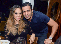 Bruno Reis e Rebeca Cardoso socialmente