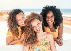 Dinha Dórea, Iara Canuto e a instrumentista Rayra Mayara