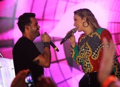 Alexandre Peixe e Claudia Leitte se apresentam na Festa de Iemanjá
