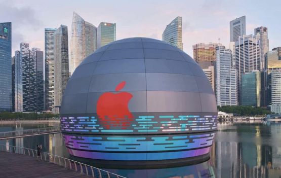 Apple vai inaugurar sua primeira loja flutuante.