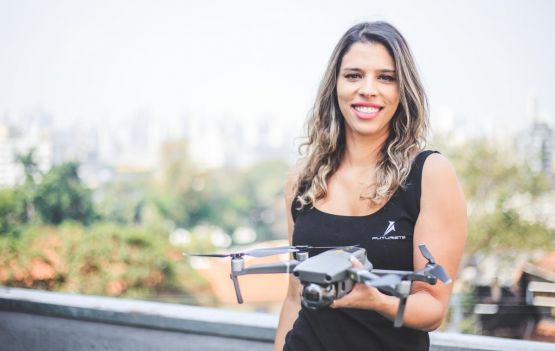 Raquel Molina, CEO da Futuriste Drones . Foto: divulgação