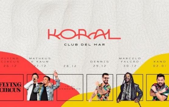 Dennis DJ, Marcelo Falcão, Matheus e Kauan e Xand Avião prometem animar réveillon na Praia do Patacho