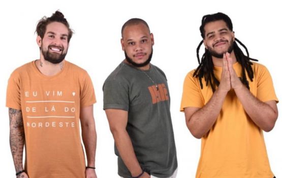 FILHOS DA BAHIA, formada por João Lucas, Zaia e Miguel Freitas,  filhos de Saulo, Reinaldo e Carlinhos Brown