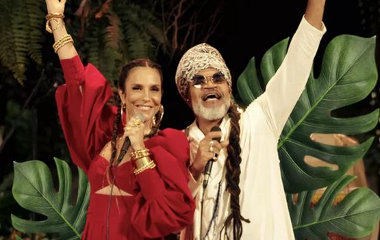 Ivete Sangalo e Carlinhos Brown lançam em parceria uma nova música 