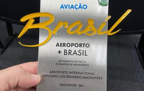 Aeroporto de Salvador conquista prêmio Aviação + Brasil 2022 