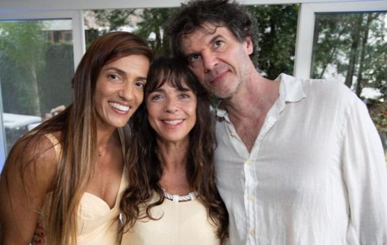 Ágatha Vicks, Milce Silveira e Marcus Rischat. Foto divulgação 