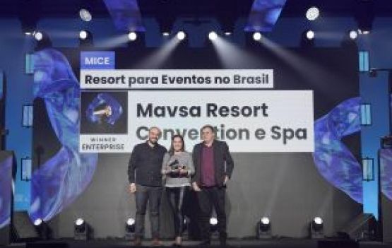 Mavsa Resort conquista Prêmio Live 2023 como o melhor Resort Para Eventos no Brasil