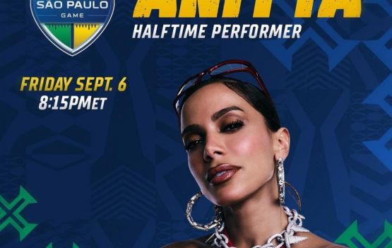 Anitta cantará no primeiro jogo da NFL na América do Sul