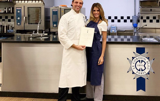 Carolina Magalhães agora uma chef com diploma do Le Cordon Bleu de Paris