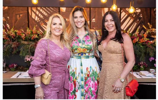 Priscila Diniz com Ivane Barbosa e Aninha Marques - Foto: Fabio Peixoto