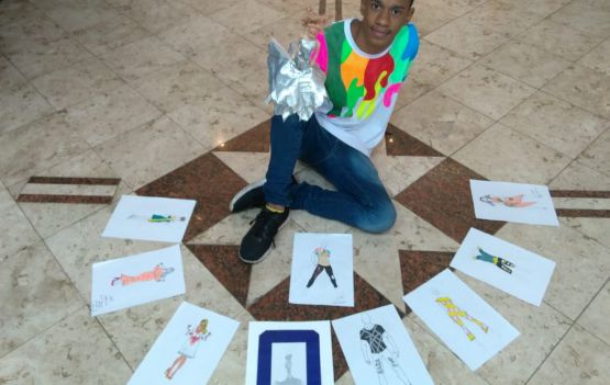 Jovem estilista do Calabar expõe no Pelourinho