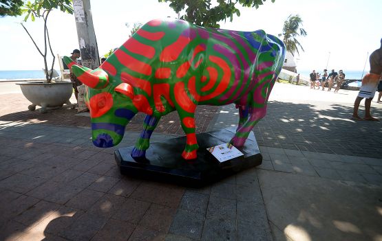 Vaquinhas do CowParade podem ser vistas nas ruas até 8 de novembro