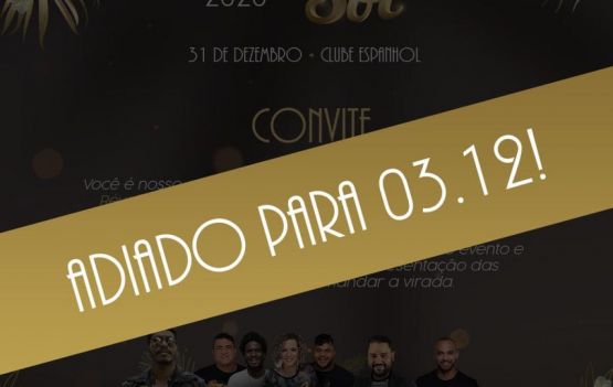 Réveillon Costa do Sol terá seu lançamento oficial adiado para a próxima terça, 03 de dezembro