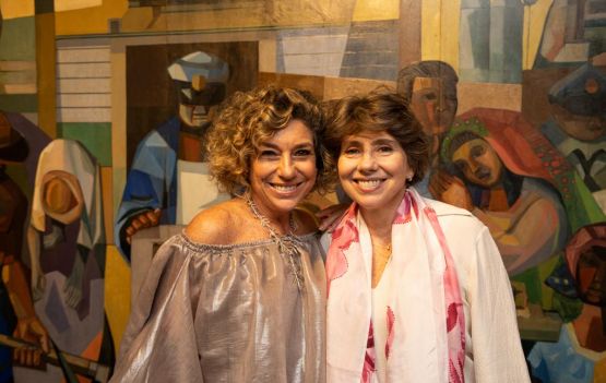 Consuelo Blocker e  Alessandra Blocker lotaram a Arena do Conhecimento da Casa Cor Bahia. 