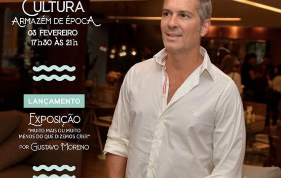 Gustavo Moreno tem exposição marcada  dia 3 de fevereiro 