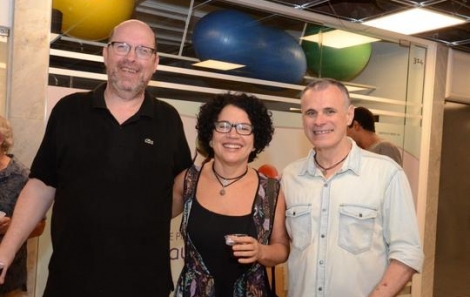 Augusto Herkenhoff, Viviane Mosé e Lando Faria - Foto: Marco Rodrigues
