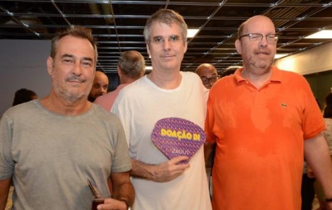 Jorge Barata, André Sheik e Augusto Herkenhoff Foto: Marco Rodrigues