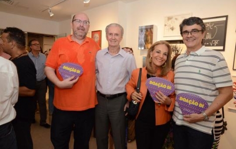 Augusto Herkenhoff, José Carlos Santanna, Ana de Paula e Renato Santanna -  Foto: Marco Rodrigues