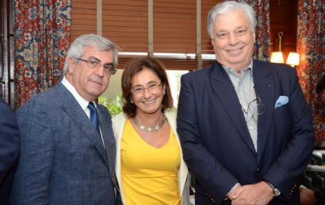 Gilberto Ururahy, Claudine Bechara e José Luiz Alquéres
