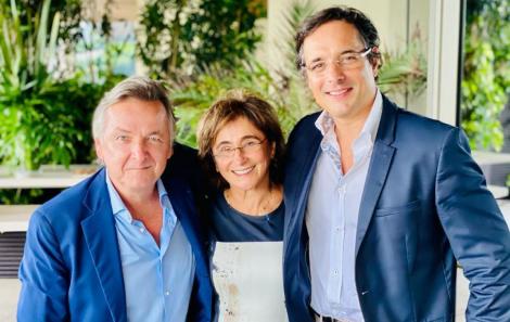 Patrick Sabatier, Claudine Bechara e Yann des Longchamps